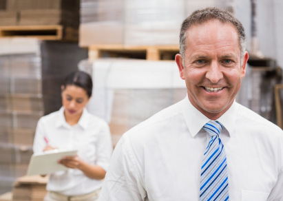 Business owner in tie 